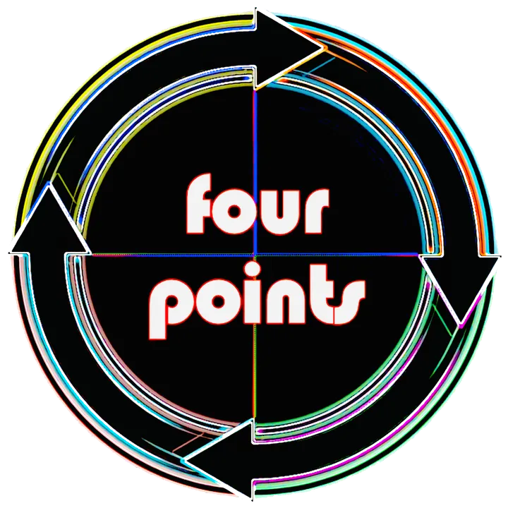 The Four Points Media log was designed by Darren Pretty On Top.